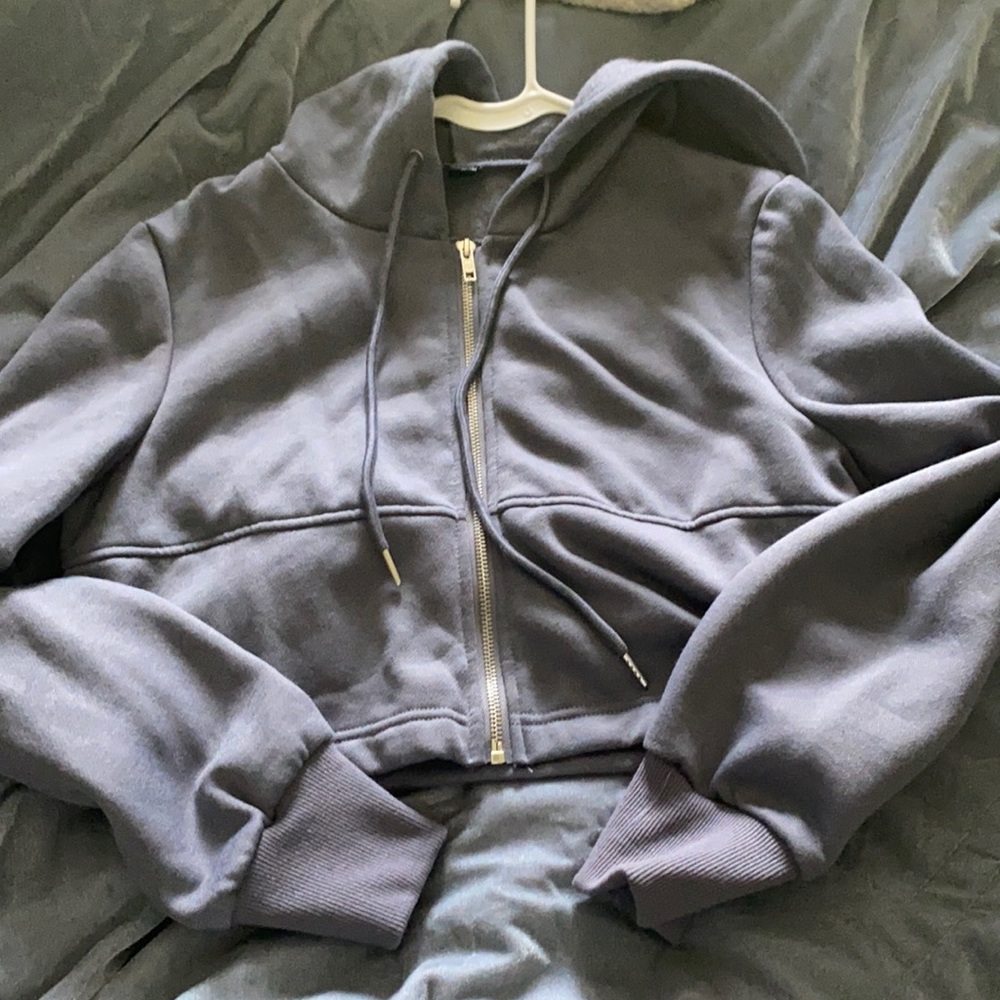Cropped Zip Up Shein